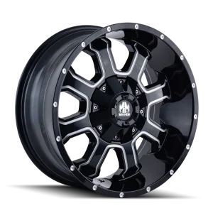 Mayhem – FIERCE – Black – 17″x9″ -12mm – Summer Wheels – 8103-7970M
